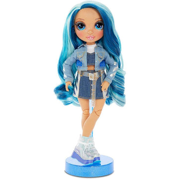 Rainbow Surprise Rainbow High Skyler Bradshaw - Blue Clothes Fashion Doll with 2 Complete Mix & Match Outfits and Accessories, Toys for Kids 4 to 15