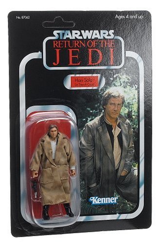 Star Wars 3.75 Vintage Endor Han Solo Figure