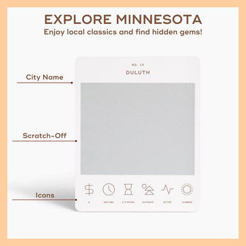 Minnesota Adventure Bucket List: 50 Scratch-Off Cards Featuring Minnesota Tourist Attractions, Outdoor Activities, and Road Trips - Perfect Experience