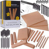 MALUVRIAN Arts and Craft Kit for Kids Extra Foam Wood Kit with 18 Pieces of Craft Foam Wood | Kids Tool Set | Building Toys Educational | Learning