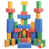 NATIONAL GEOGRAPHIC Kids Jumbo Cardboard Building Blocks - 40 Heavy-Duty Bricks in 3 Sizes, Build & Learn with Game Spinner & Activity Cards for Kids