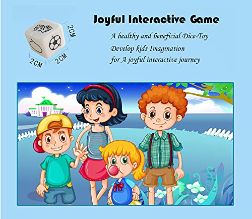 Happy Story 18 Cubes Bundle Sets Roll Cubes - A Happy Trip and Challenge of Words and Stories, 4 Models dice 108 Images Unlimited Stories Combination