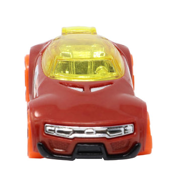 Replacement Part for Hot-Wheels Car and Mega-Track Playset FTL69 - Replacement Maroon Color High Voltage Die-Cast Race Car