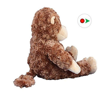 Stuffems Toy Shop Record Your Own Plush 16 inch Stuffed Monkey - Ready to Love in A Few Easy Steps