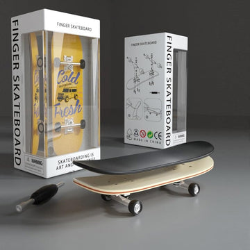Lently Wood Fingerboards, Mini Fingerboards, 99mmL*29mmW (Big Mouth Cute Dragon) (Cold Fresh)