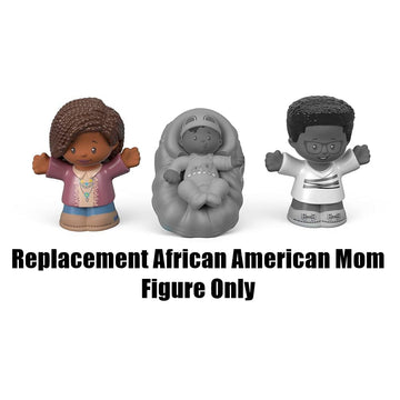 Mattel Replacement Part for Little People Big Helpers Family Playset - FRM74 ~ African American ~ Replacement Mom Figure