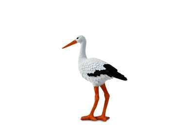 Safari Ltd. White Stork Figure - Realistic 5" Tall Bird Model - Educational Toy for Boys, Girls & Kids Ages 3+