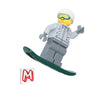 LEGO City Minifigure - Snowboarder (with Goggles and Snowboard)