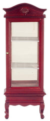 Dollhouse Miniature 1:12 Scale Mahogany Display Cabinet #T3304