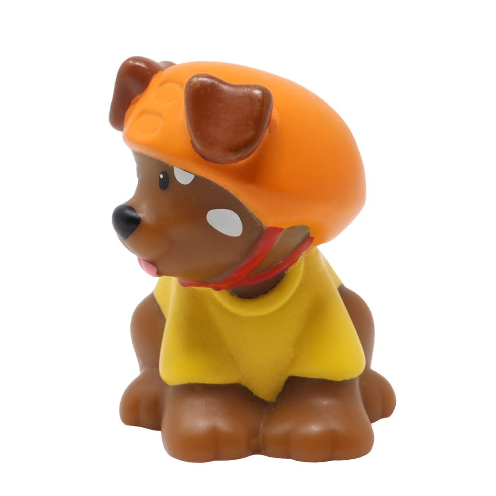 Fisher-Price Replacement Part Little People Skateboard Park Playset - Replacement Brown and White Spotted Dog Figure