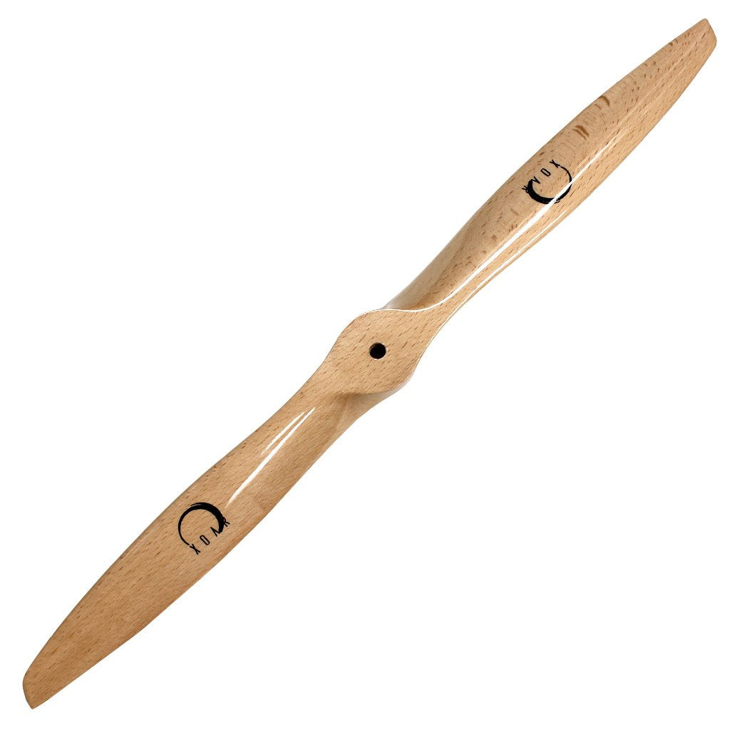 XOAR PJA-P 11x5 2-Blade Wood Propeller for Gas RC Airplanes, Pusher