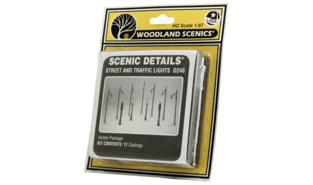Woodland Scenics HO Street/Traffic Lights WOOD248