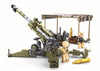 Octopbrik Flak Anti-Tank Gun, Military Brick Sets, Compatible with Major Brand, Army Series Building Block with 2 Soldiers Figures (258 Pieces)