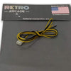 3 inch arcade game LED trackball power harness with 2 pin molex connector