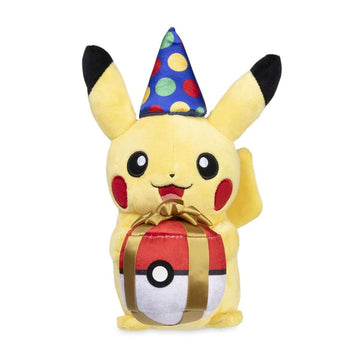 Pokémon Center: Birthday Pikachu Poké Plush - 9 in.