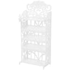 NUOBESTY Doll Shoes Rack Miniature Dollhouse Furniture for Girl Dolls Organizers Storage Accessories Playset