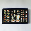 AirAds Dollhouse 1:12 Scale Dollhouse Miniature Accessories mini Porcelain Set Strawberry Set