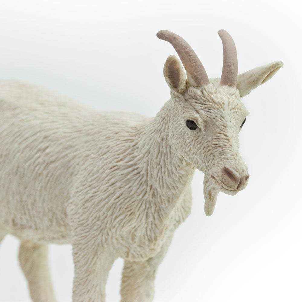 Safari Ltd. Nanny Goat Figurine - Lifelike 3.25" Model Figure - Educational Toy for Boys, Girls, and Kids Ages 3+