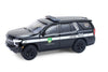 Greenlight 2024 Police Pursuit Vehicle Dover Police - 100th Anniversary Edition Black with White Stripes Hobby Series 1/64 Diecast Model Car GL30549