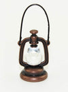 SXFSE Dollhouse Decoration Accessories, 1:12 Dollhouse Miniature Scene Model Hurricane Lantern (Red Copper, 23 x 43 mm)