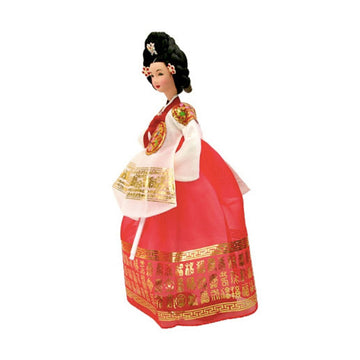 Parkssisangbang Korean Traditional Handicraft Hanbok Dolls The Queen Version1 Figure Gift RED
