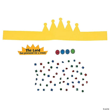 God Has Promised Me a Crown Craft Kit - Makes 12 - Crafts for Kids and Fun Home Activities