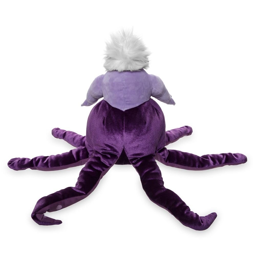 Disney Store Official Ursula Plush Doll from The Little Mermaid, Vault Plush Collection - Detailed Sculpting, Embroidered Features, Faux Fur, Satin
