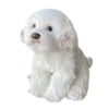 FAONIE Realistic Plush Maltese Dog, Stuffed Animal Puppy Dog Toys, For Kids Adult Birthday, White, 14inch