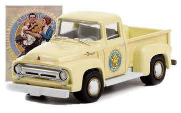 Greenlight 54060-B Norman Rockwell Series 4 - 1956 American Legion F-100 1:64 Scale