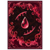 Fantasy North - Blood - Elements Series II - 100 Textured Matte TCG Card Sleeves - Fits Magic MTG Commander Pokemon and Other Card Games - Playing
