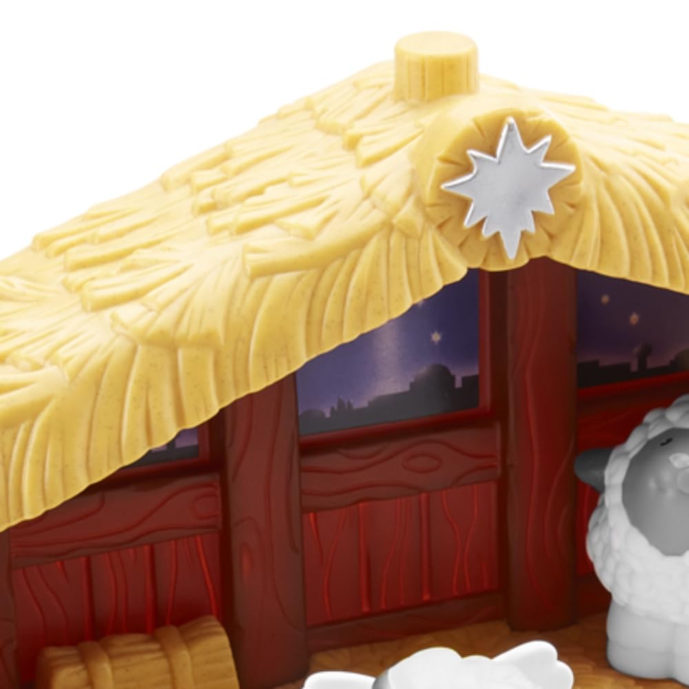 Fisher-Price Replacement Part Little People Christmas Nativity Playset DPX53 - Replacement Tan Stable - Barn