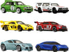 Hot Wheels Car Culture Premium 6-Pack, Set of 6 Die-Cast 1:64 Scale Euro Style Vehicles with Elevated Deco (Styles May Vary)