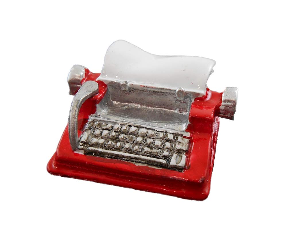 Dollhouse Miniature 1:12 Scale RED Typewriter #G8579