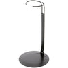 Plymor DSP-90B Black Adjustable Doll Stand, fits 15, 16, 17, 18, 19, 20, and 21 inch Dolls, Waist is 3" - 4" wide, 8" - 11" around, Pack of 2