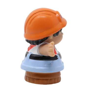 Fisher-Price Replacement Part for Collectible Little People Construction Site Building Playset 72649 - Replacement Dump Truck Driver Roberto Figure -