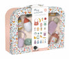 JC Toys Baby Doll Travel Case with 24 Accessories - Feeding, Bath & Care Essentials for Imaginative Play- Fits All Doll Sizes