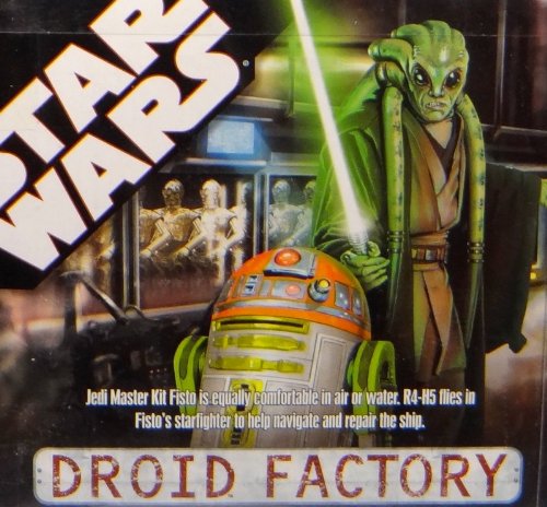 Star Wars Saga 2008 Build-A-Droid Factory Action Figure 2-Pack Kit Fisto and R4-H5