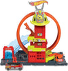 Hot Wheels City Super Loop Fire Station Playset & 1 Toy Car