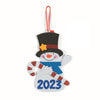 Snowman Christmas Ornament Craft Kits - Makes 12 - Christmas Holiday Crafts for Kids