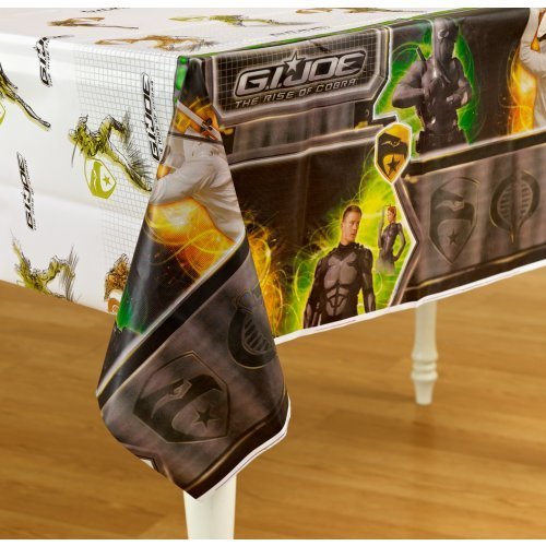GI JOE Rise of the Cobra Plastic Tablecover Party Accessory