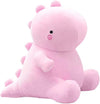 OUKEYI 11.8 inch Cute Dinosaur Plush Toys, Plush Stuffed Animal Dino Hugging Pillow Soft 3D Pom Plush Toy, Birthday Gifts for Kids Girls Boys (Pink)