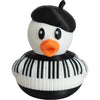 Alberts Gifts Music Keyboard Duck/Black & White Hard Plastic Figure
