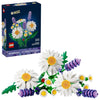 LEGO Botanicals Daisies Building Toy - Artificial Flowers Crafting Kit for Girls & Boys, Ages 9+ - Kids Room Decor for Book Shelf or Desk - Gift Idea