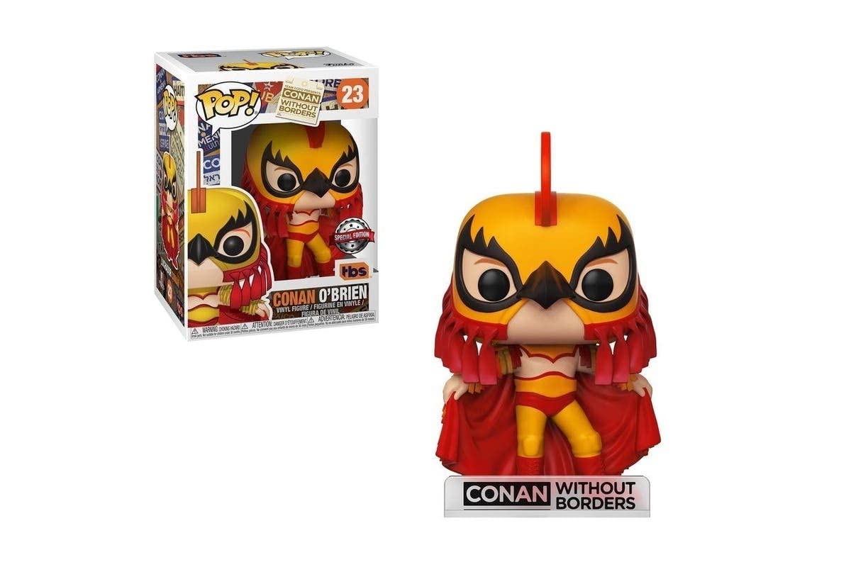 Funko Conan O'Brien POP Vinyl Figure | Conan as Luchador