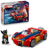 LEGO Marvel Spider-Man Car vs. Venomized Wolverine Building Toy for Boys & Girls - Super Hero & Villain Playset W/2 Marvel Minifigures - Gift Idea