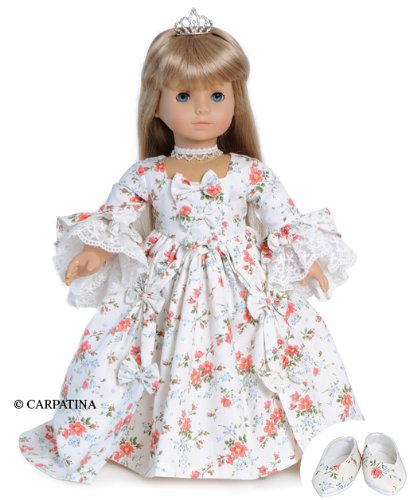 Marie Antoinette Baroque Rococo Style Dress and Shoes ~ Fits 18" American Girl Dolls