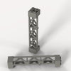 Classic Bulk Support Beam, 50 Pieces Dark Gray Support 2x2x10 Girder Triangular Vertical, Compatible with Lego Parts and Pieces Support Beam(Color
