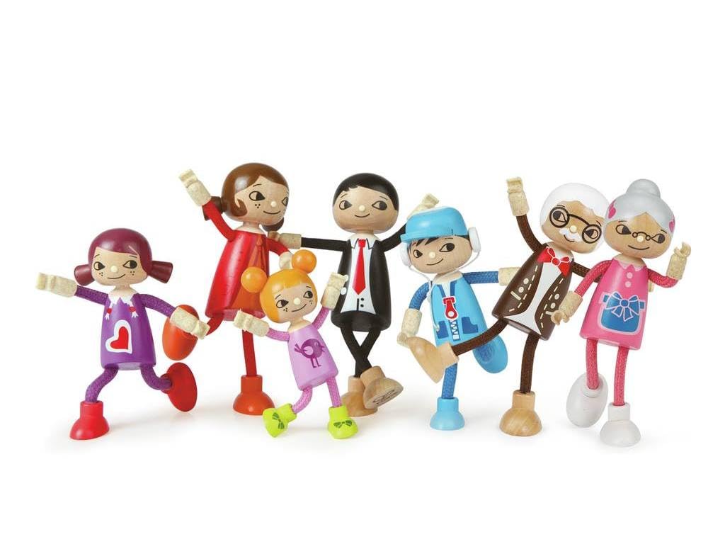 Hape Modern Family Wooden Youngest Daughter Doll