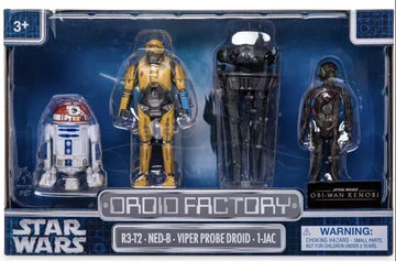 Theme Park Merchandise Droid Factory Depot OBI Wan Droid Set R3-T2 NED-B 1-JAC