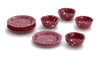 Dollhouse Miniature 1:12 Scale 8 Pc Redware Dish Set #Im65305